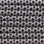 Cream Midnight Blue Diamonds