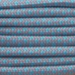 Lilac Grey Turquoise Diamonds